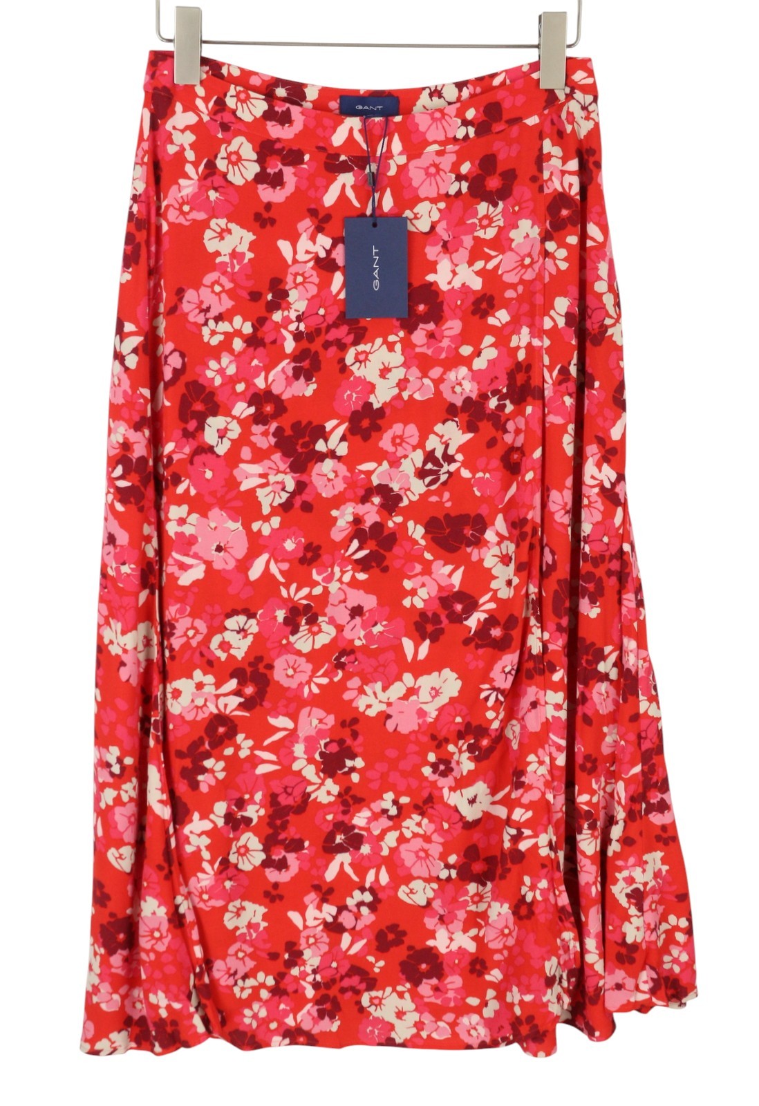 GANT Liberation Bouquet Wrap Women Skirt EU38 Red Floral Print Midi