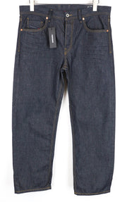 DIESEL Dagh 0088Z Men Jeans W32/L32 Straight Fit 5-Pocket Blue Pure Cotton