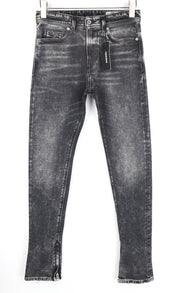 DIESEL Deepzip 084WQ Men Jeans W27/L32 Slim Carrot Fit Grey Cotton Stretch