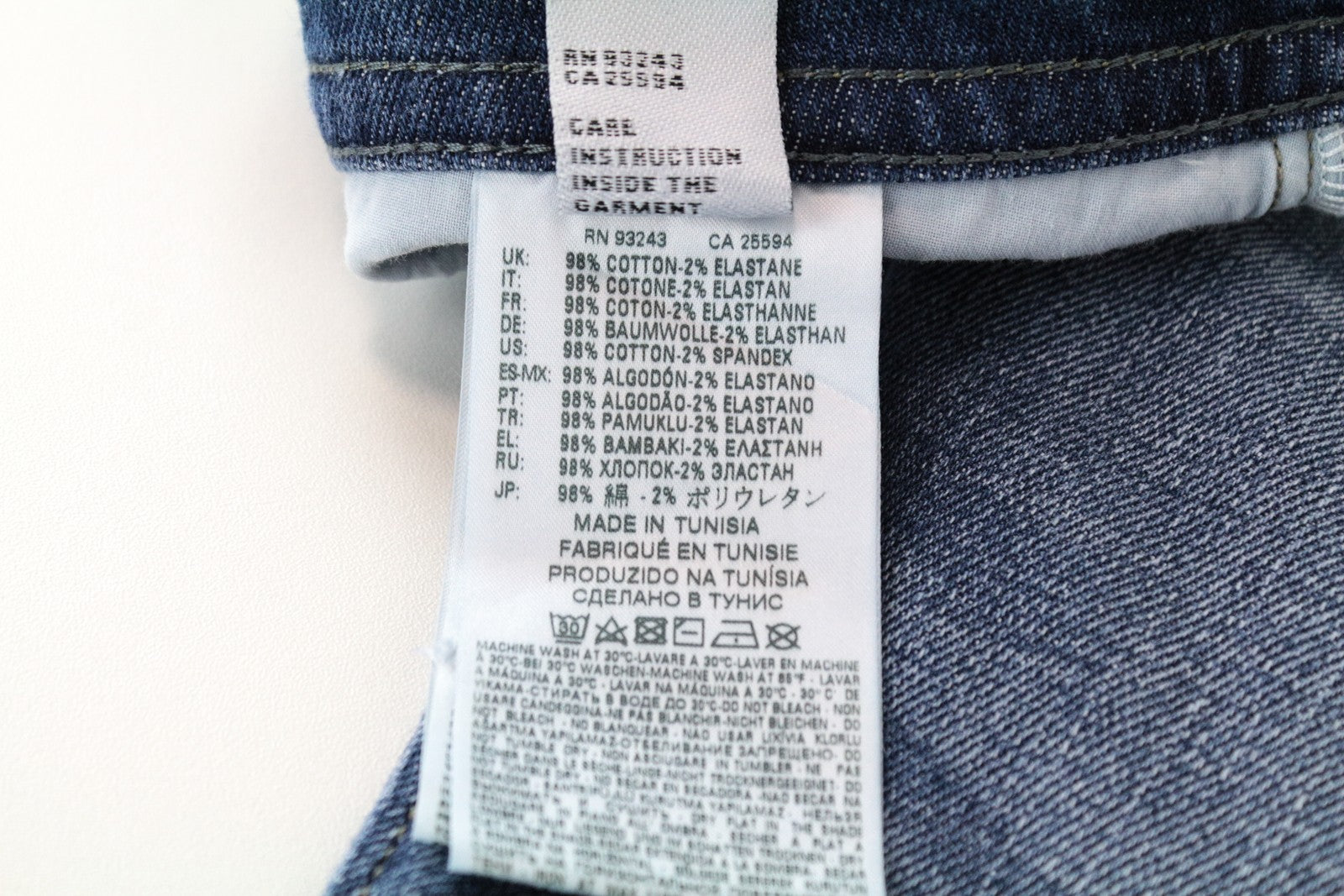 DIESEL Buster R60F8 Men Jeans W28/L32 Blue Slim Tapered Fit Distressed Stretch