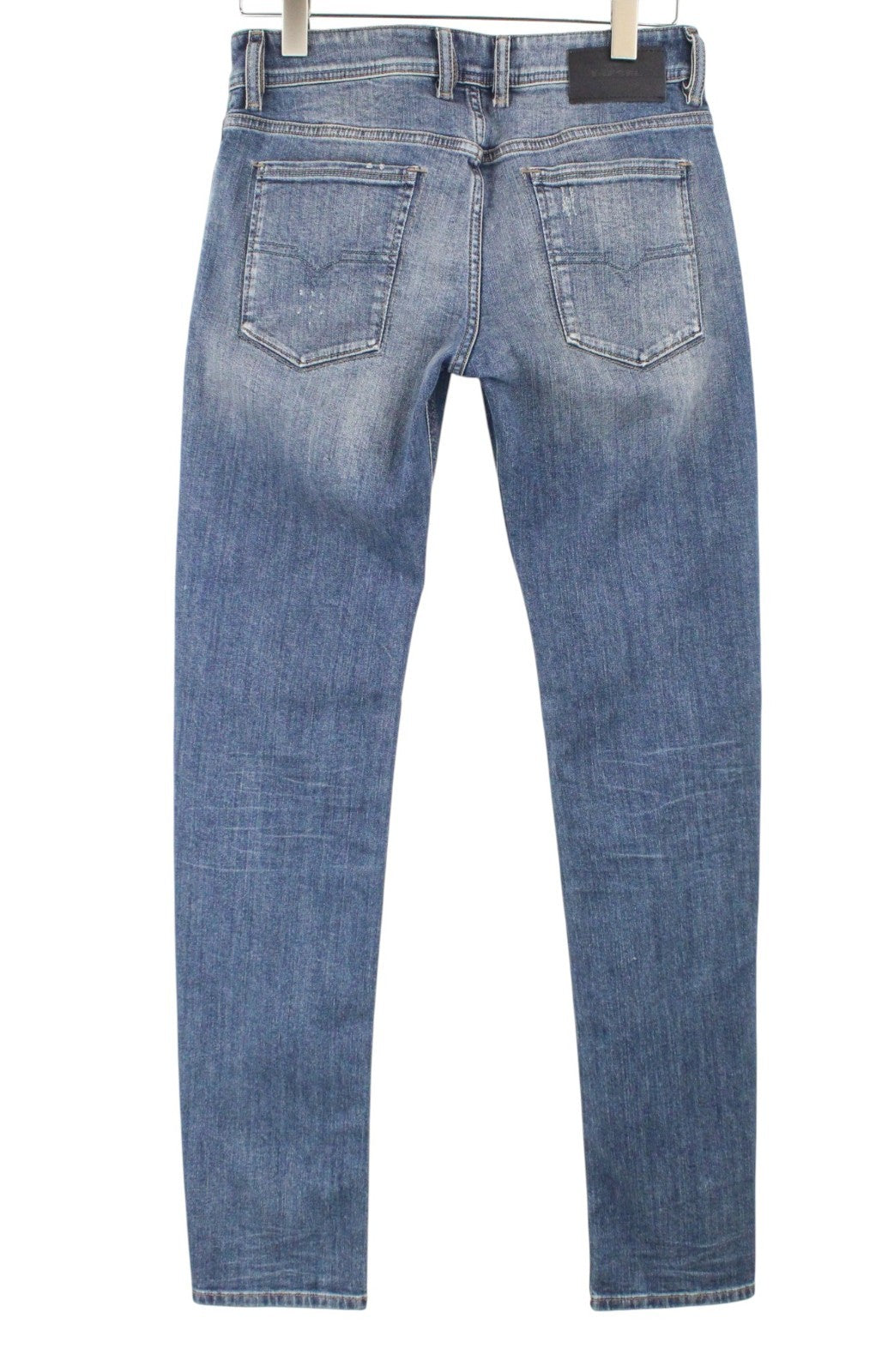 DIESEL Sleenker 069FI Men Jeans W29/L32 Slim Skinny Cotton Stretch Blue Wash