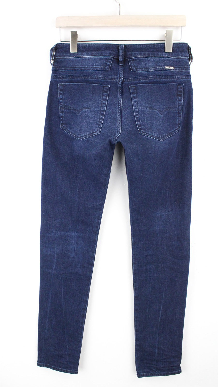 DIESEL D-Bazer 083AT Men Jeans W29/L34 Taper Denim Wash Cotton Stretch Blue