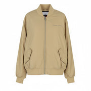 TOMMY JEANS Tjm Classics Bomber Men Jacket L Beige Padded Full Zip RRP209