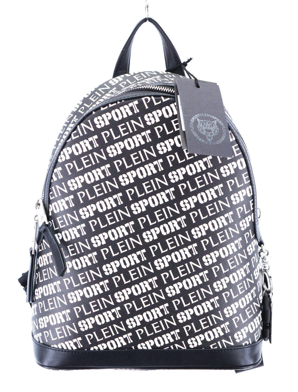 PLEIN SPORT Women Bag OS Red Hill Metal Charm Double Handle Backpack