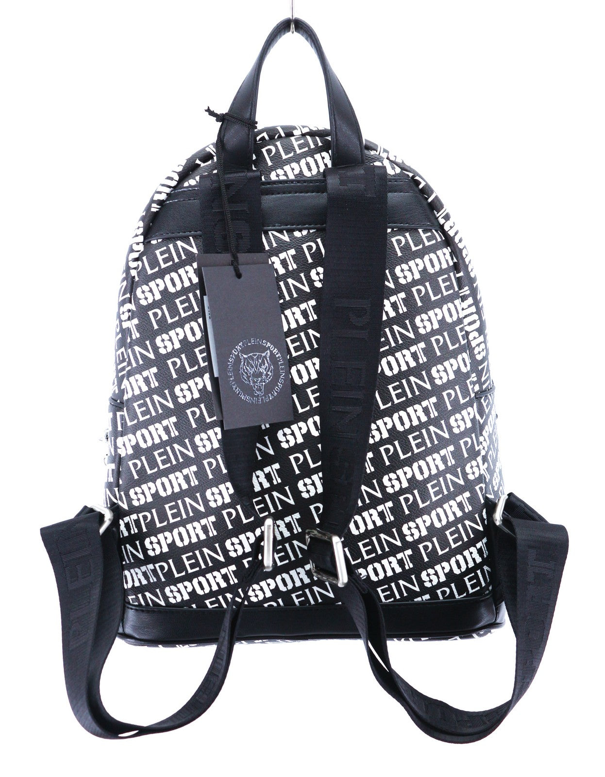 PLEIN SPORT Women Bag OS Red Hill Metal Charm Double Handle Backpack