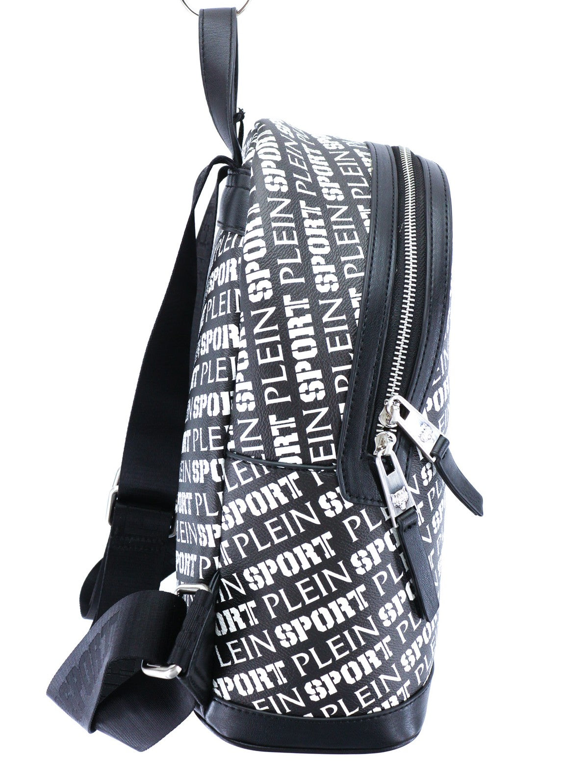 PLEIN SPORT Women Bag OS Red Hill Metal Charm Double Handle Backpack