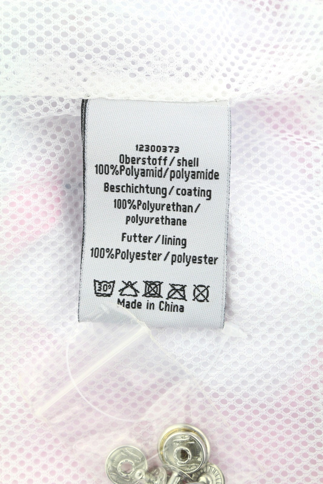 MYMO Women Jacket S Pink White Anorak Mesh Lined Hooded Light Jacket
