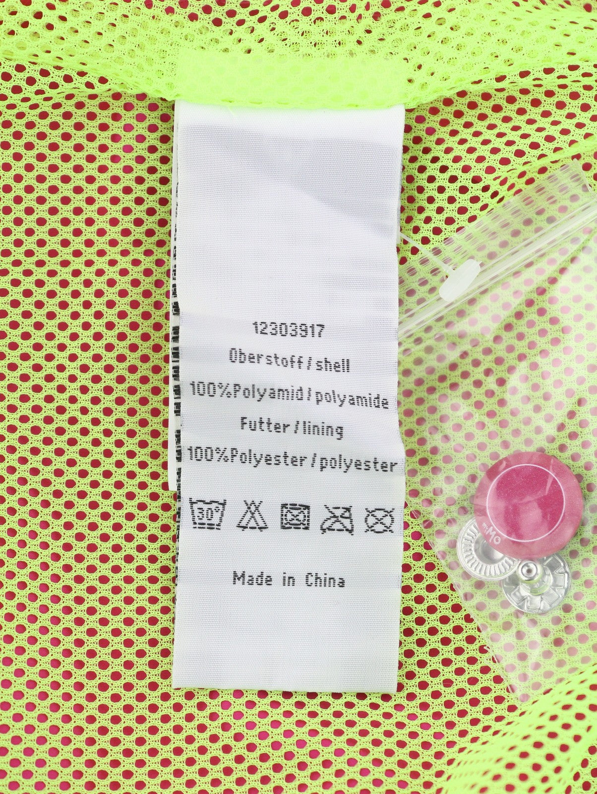 MYMO Women Jacket S Pink Mesh Lined High Neck Pocket Detail Lightweight