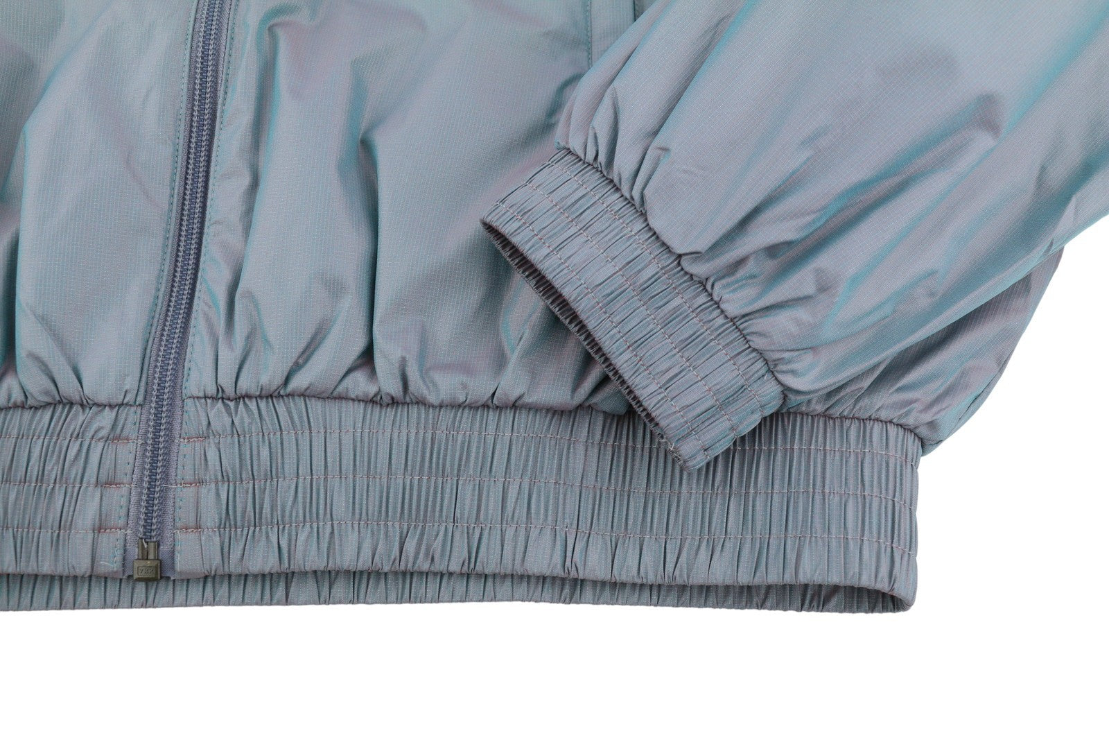 ADIDAS Adicolor Iridescent Track Women Jacket M Prime Green Cropped Shine