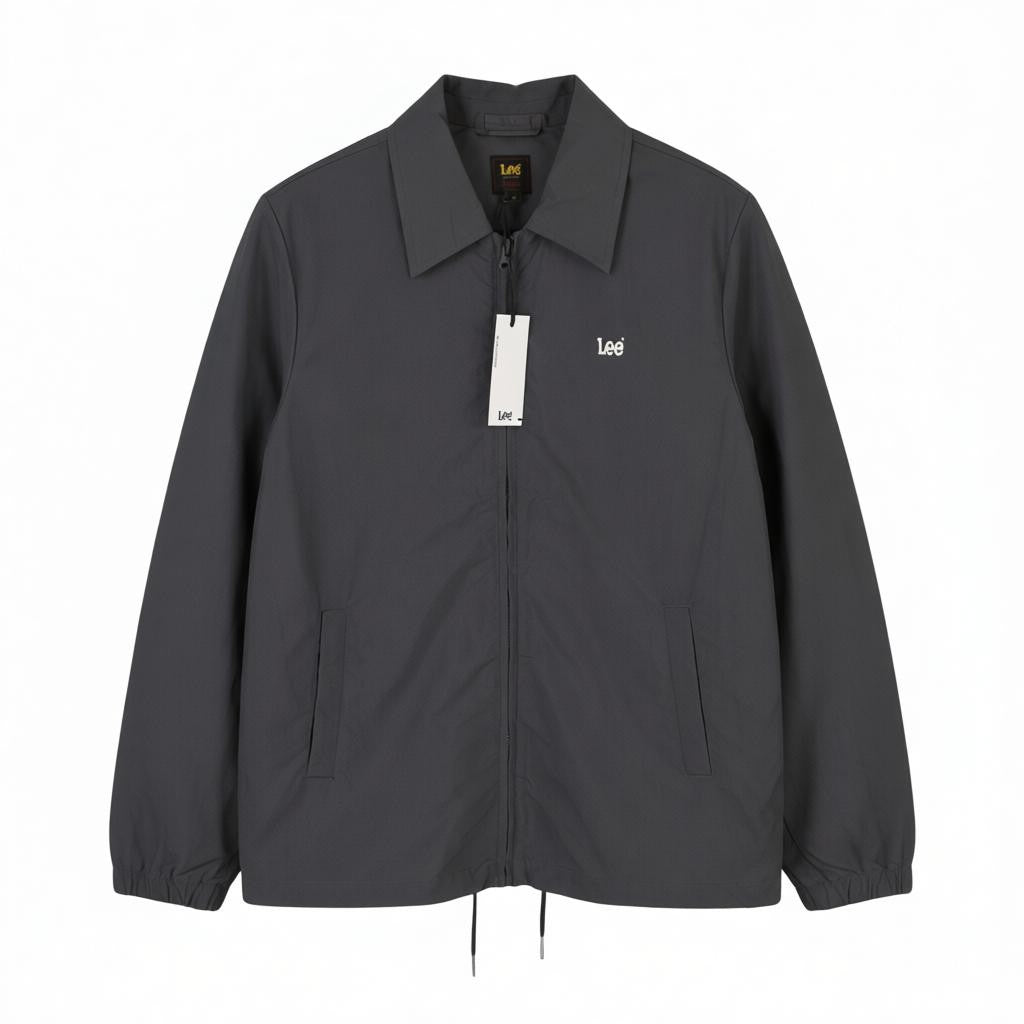 Graue Polyamidjacke
