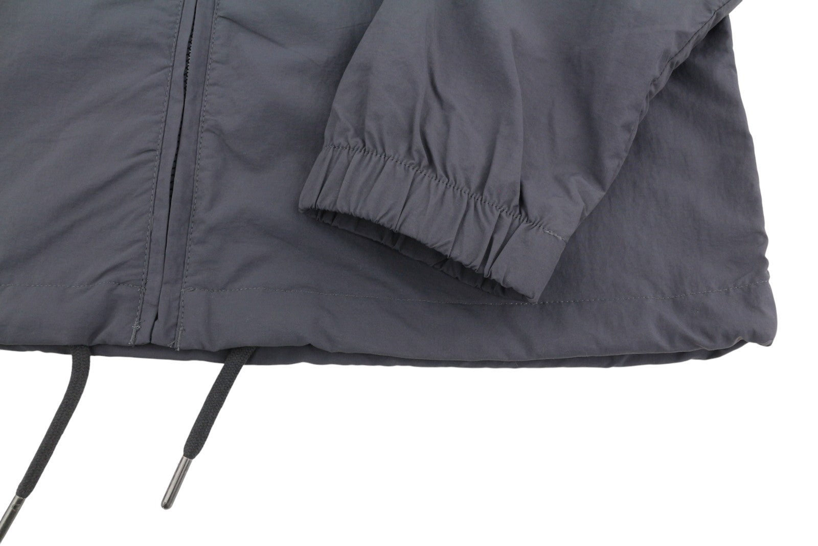 LEE Men Jacket S Washed Black Spread Collar Full Zip Light Unlined