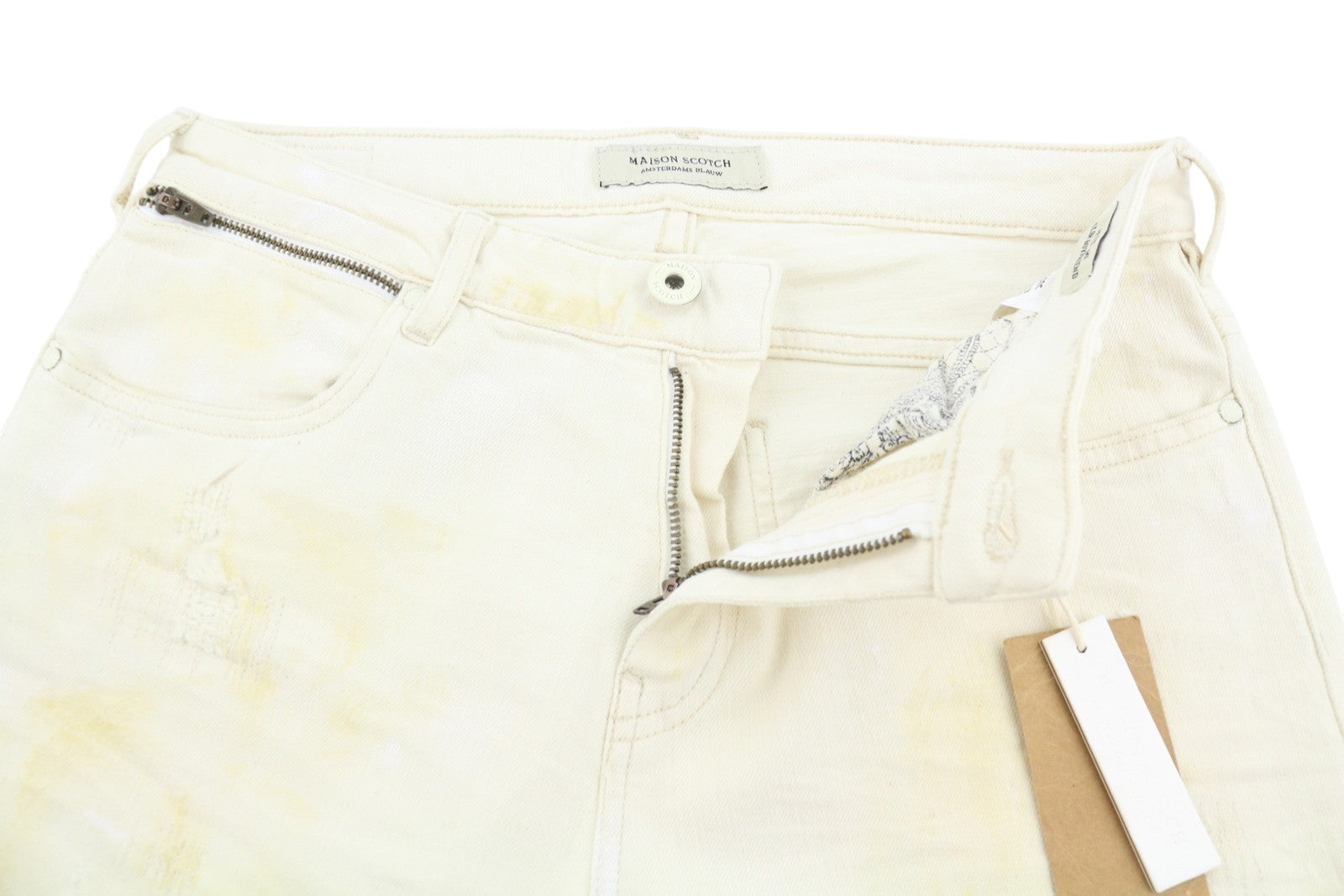 MAISON SCOTCH Petit Ami Women Jeans W27/L32 Dirty Look Cropped Slim Boyfriend