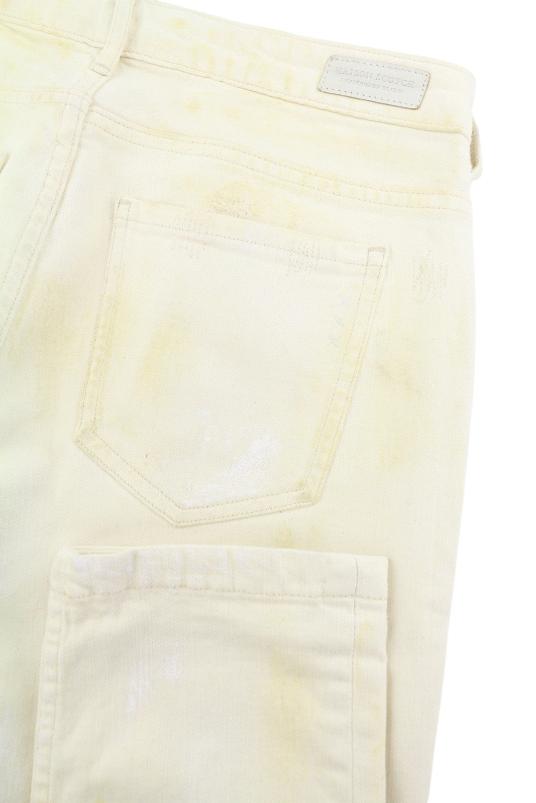 MAISON SCOTCH Petit Ami Women Jeans W27/L32 Dirty Look Cropped Slim Boyfriend