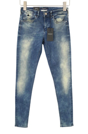 SCOTCH & SODA La Parisienne Women Jeans W27/L32 Blue Whiskers Faded Skinny Fit