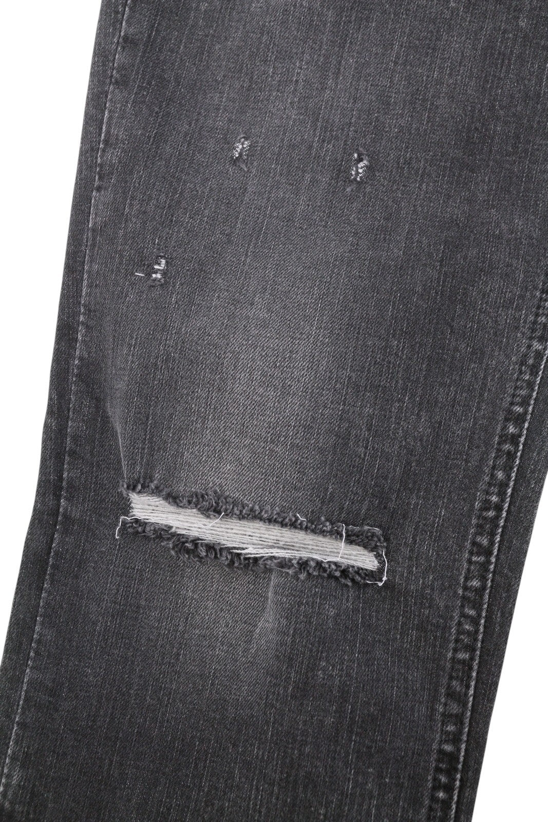 SCOTCH & SODA Supreme Women Jeans W29/L32 Black Faded Distress Slim Straight Fit