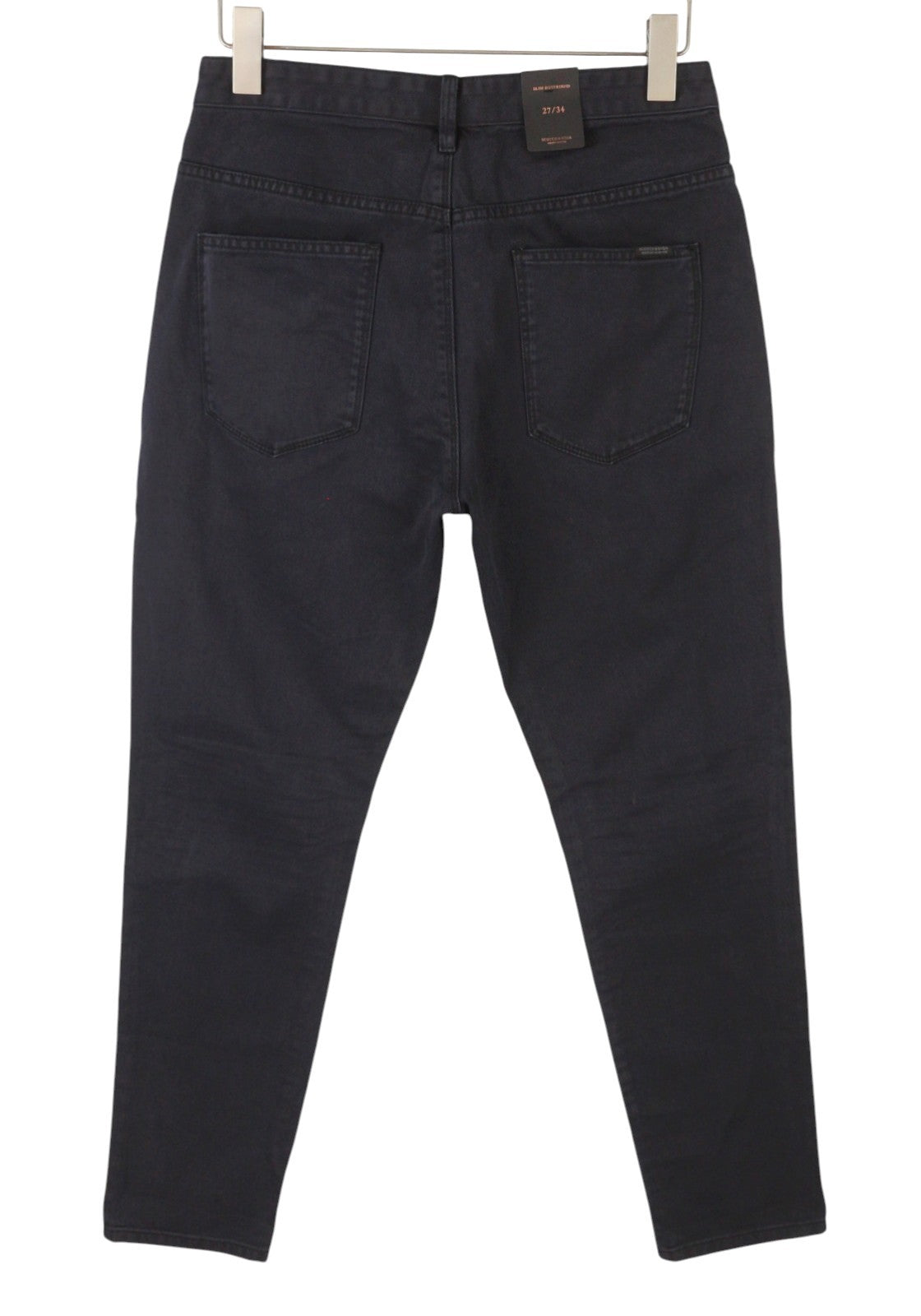 MAISON SCOTCH Women Jeans W27/L34 Black Slim Boyfriend Distress Ripped Cropped
