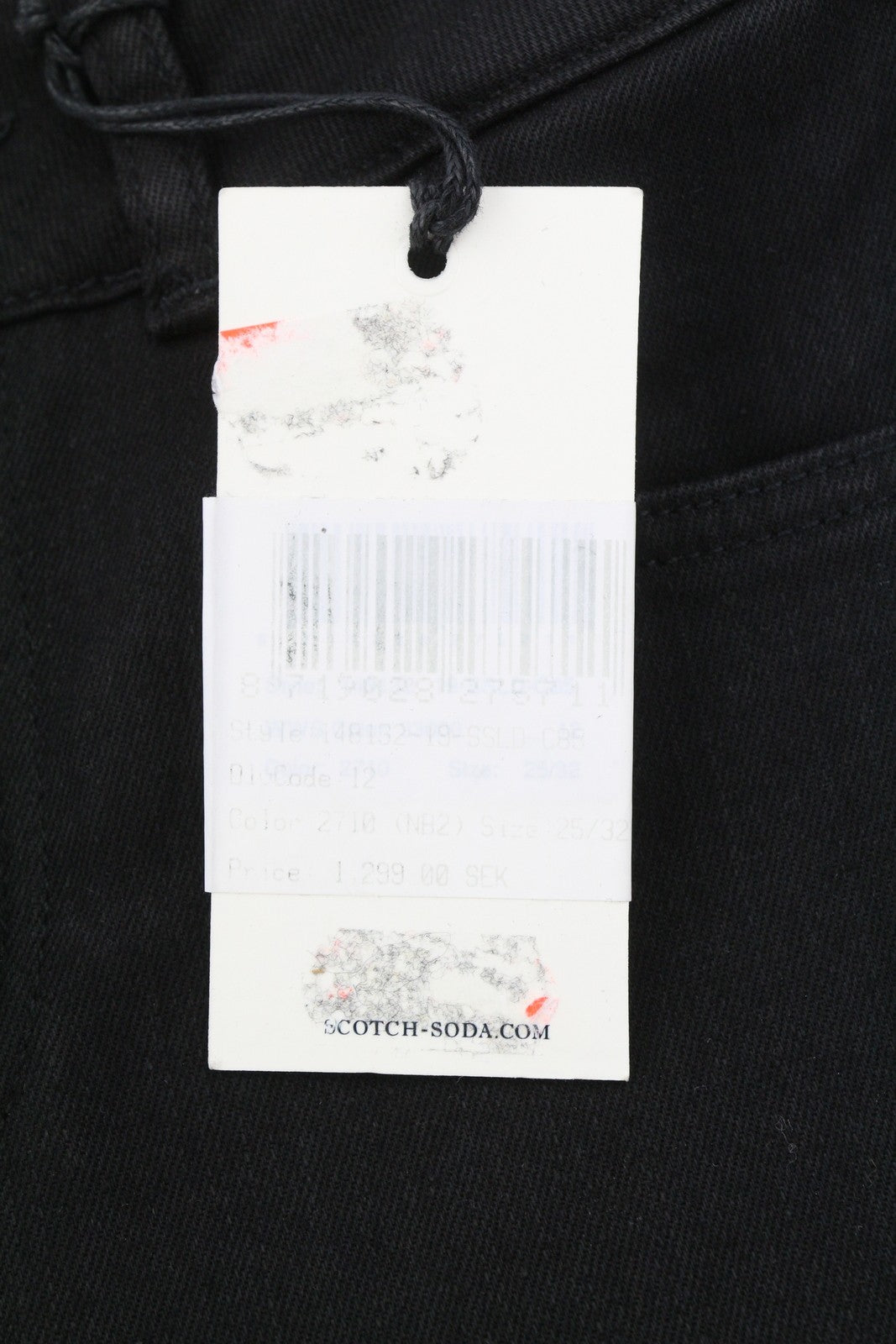 MAISON SCOTCH La Bohemienne Women Jeans W25/L32 Black Mid Rise Skinny Fit