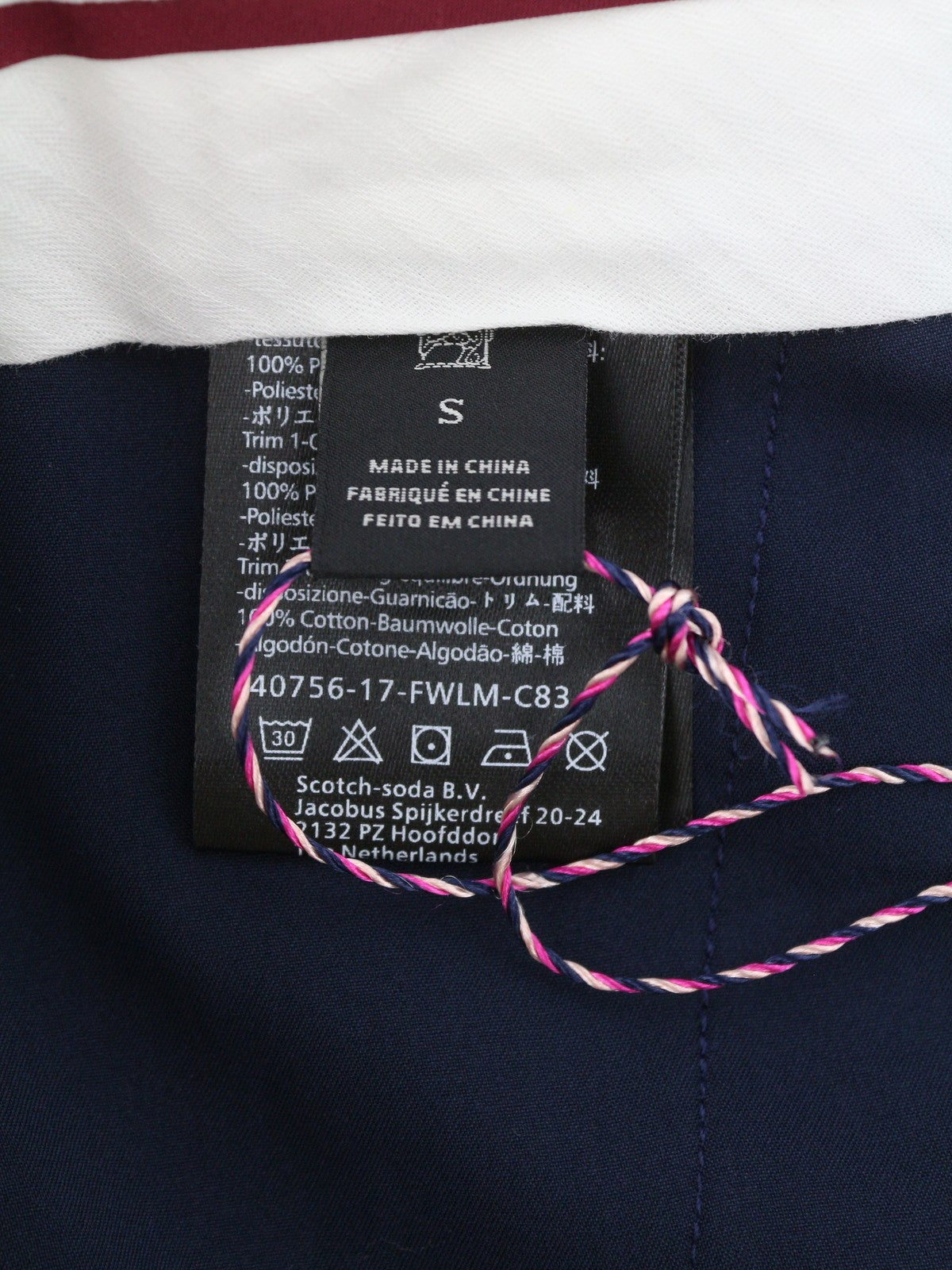 MAISON SCOTCH Women Trousers S Dark Blue Flared Leg Zip Fly Casual