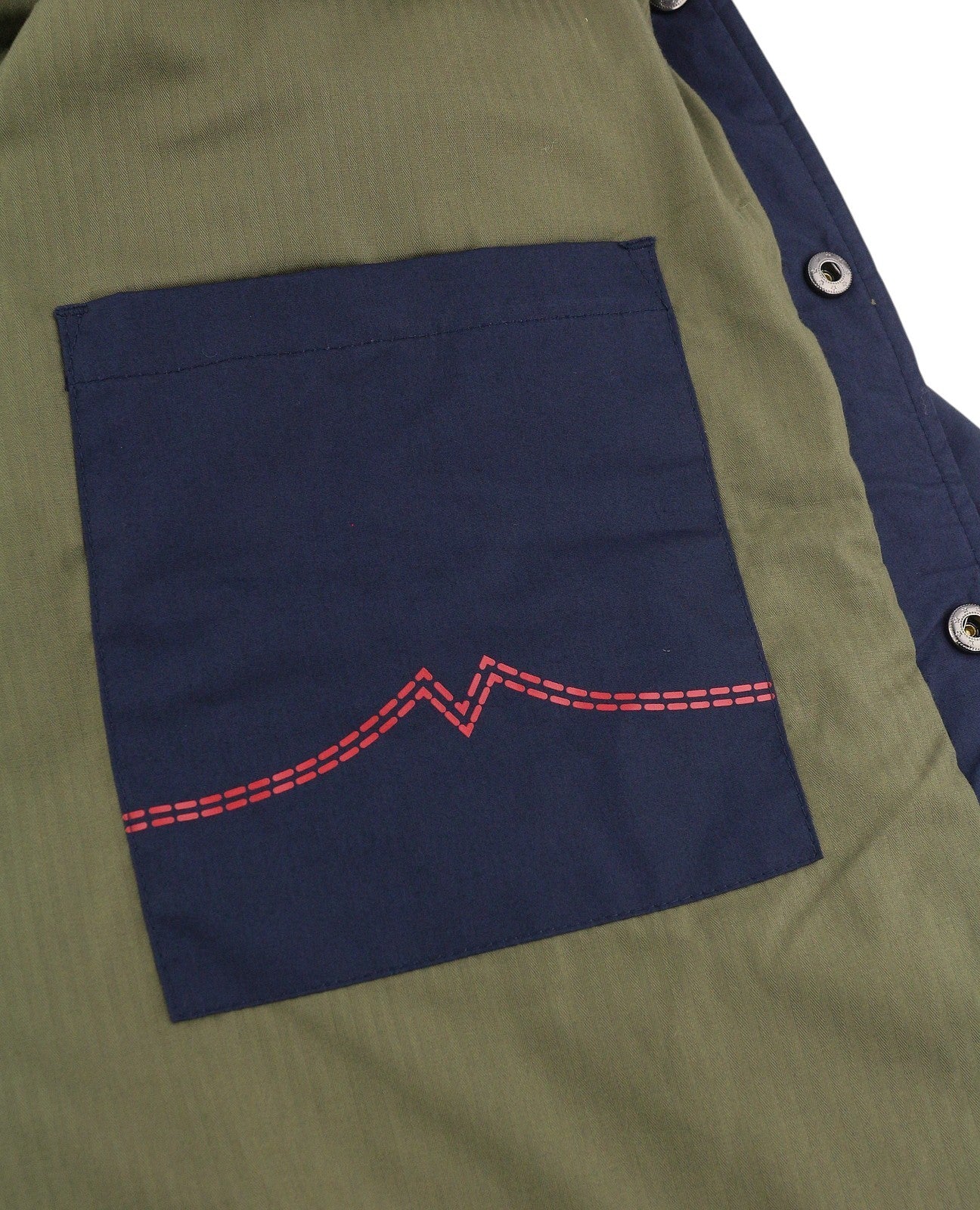 MUSTANG Daniel Quilted SJ Men Jacket 2XL Dark Blue Snap Neck Quilted
