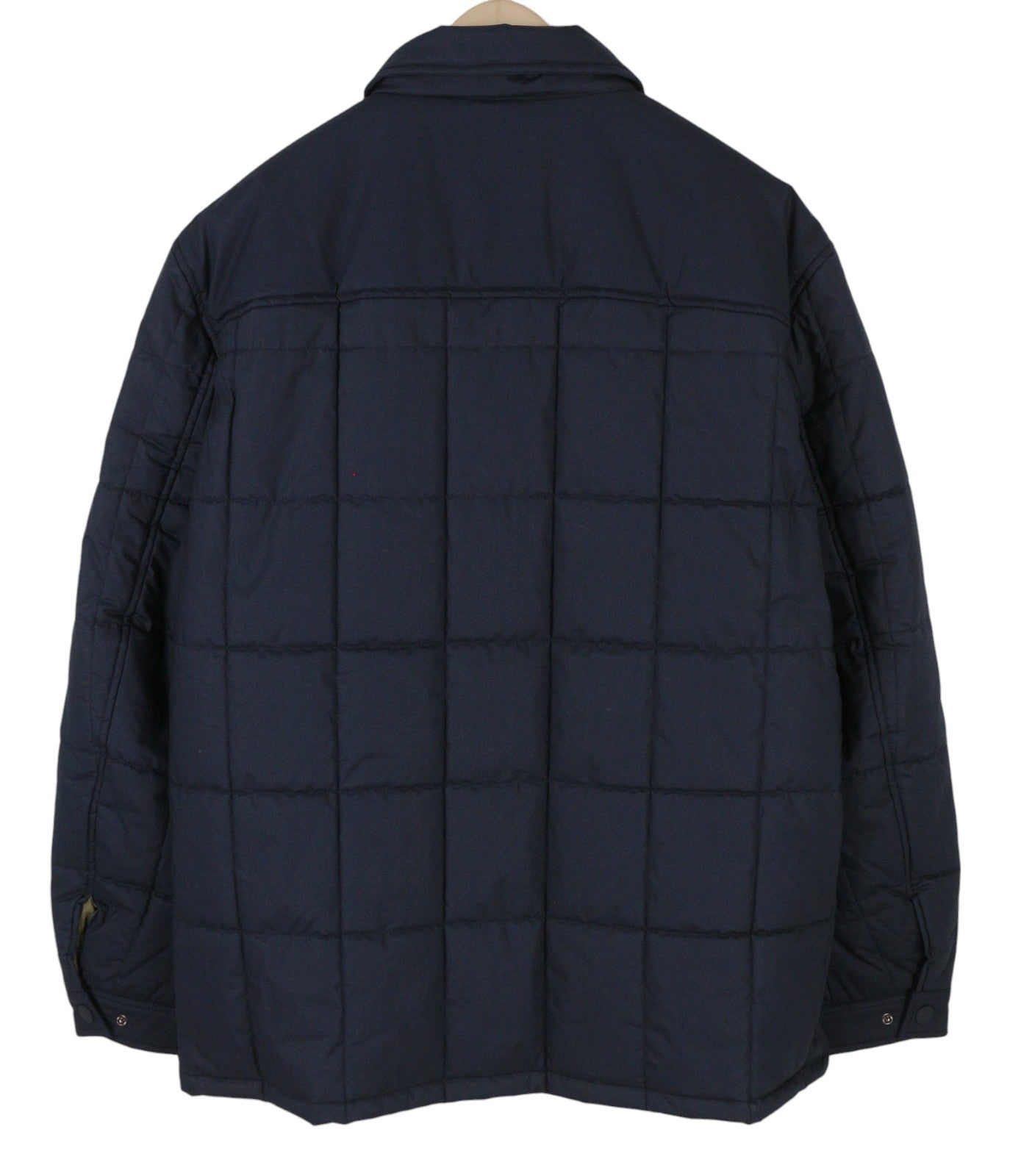 MUSTANG Daniel Quilted SJ Men Jacket 2XL Dark Blue Snap Neck Quilted