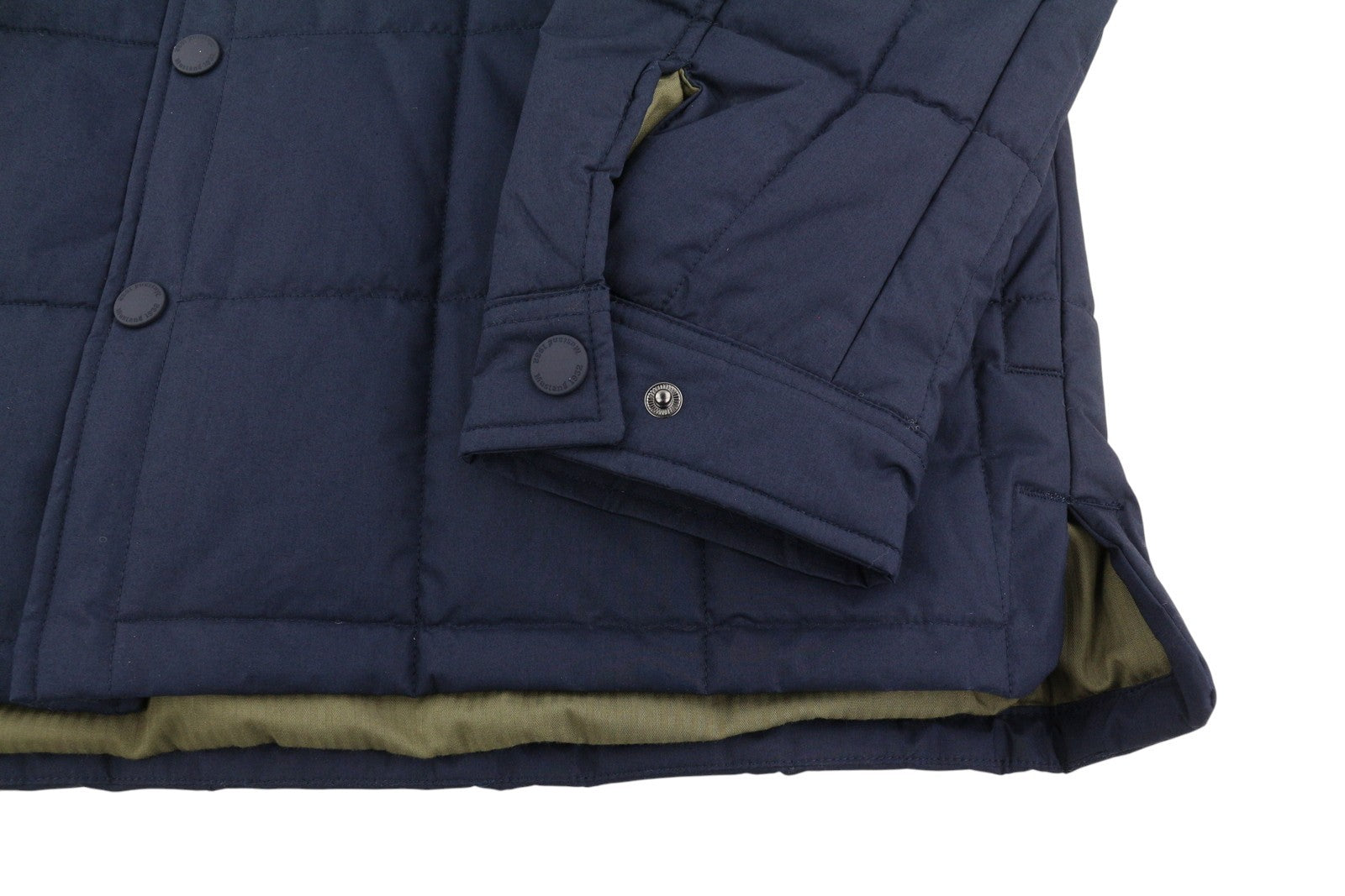 MUSTANG Daniel Quilted SJ Men Jacket 2XL Dark Blue Snap Neck Quilted