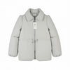 Jacket Melange Padded Drawstring