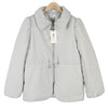 Jacket Melange Padded Drawstring