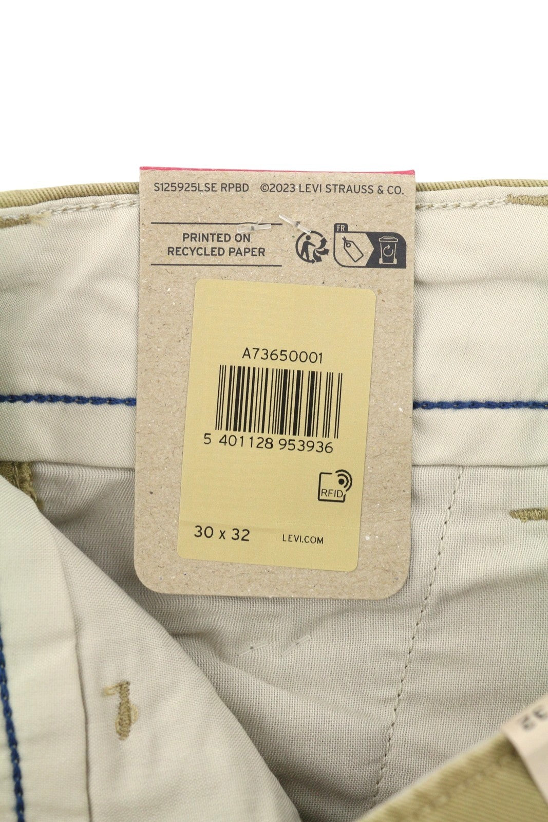LEVI'S XX Cargo Men Trousers W30/L32 Beige Slim Fit Stretch Extensible Zip