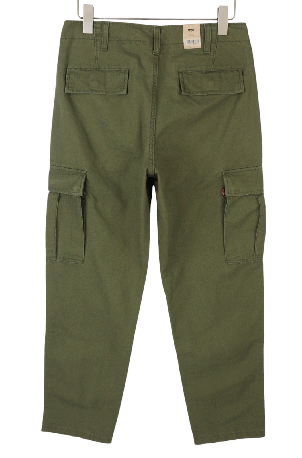 LEVI'S XX Cargo Men Trousers W32/L34 Khaki Green Straight Fit Zip Fly