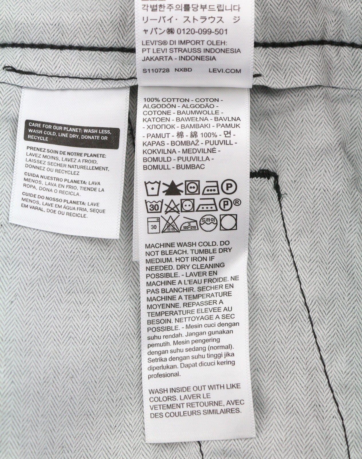 LEVI'S XX Chino Men Trousers W30/L32 Grey Authentic Relaxed Lightweight Big E
