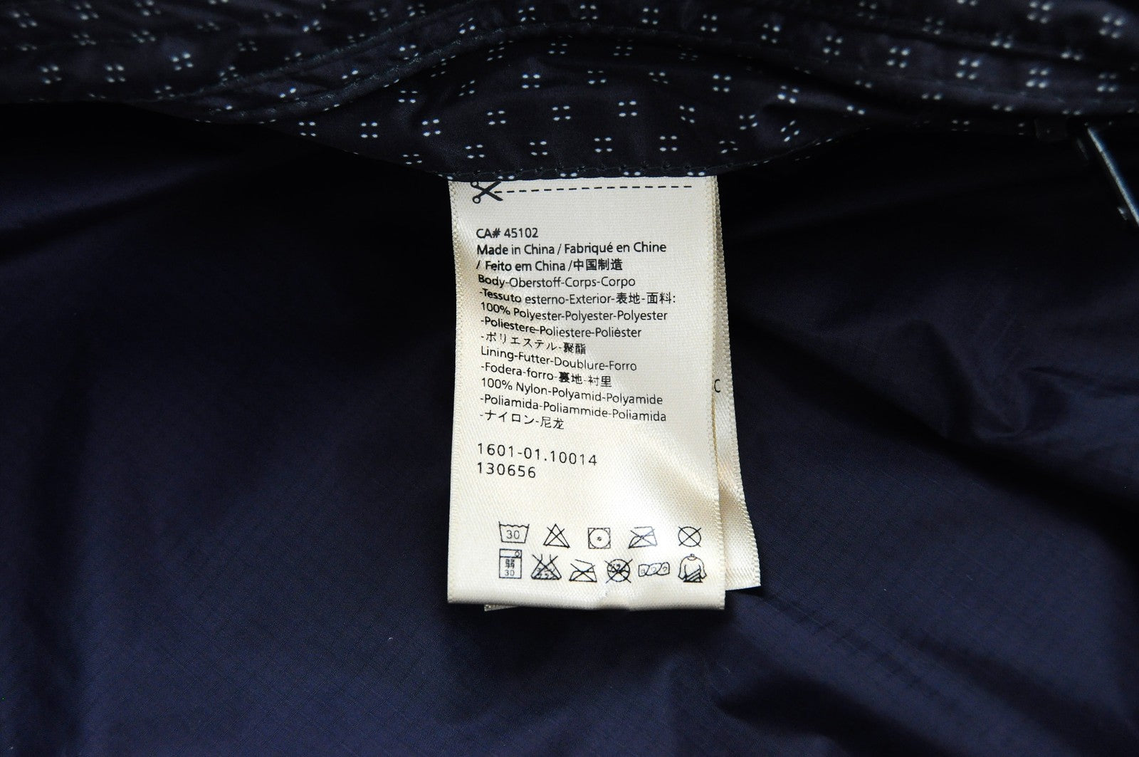 SCOTCH & SODA Men Jacket L High Neck Lightweight Lined Mid-Grey Short Length
