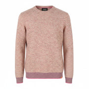 SCOTCH & SODA Men Jumper M Pink Melange Tight Knit Crew Neck Pull On