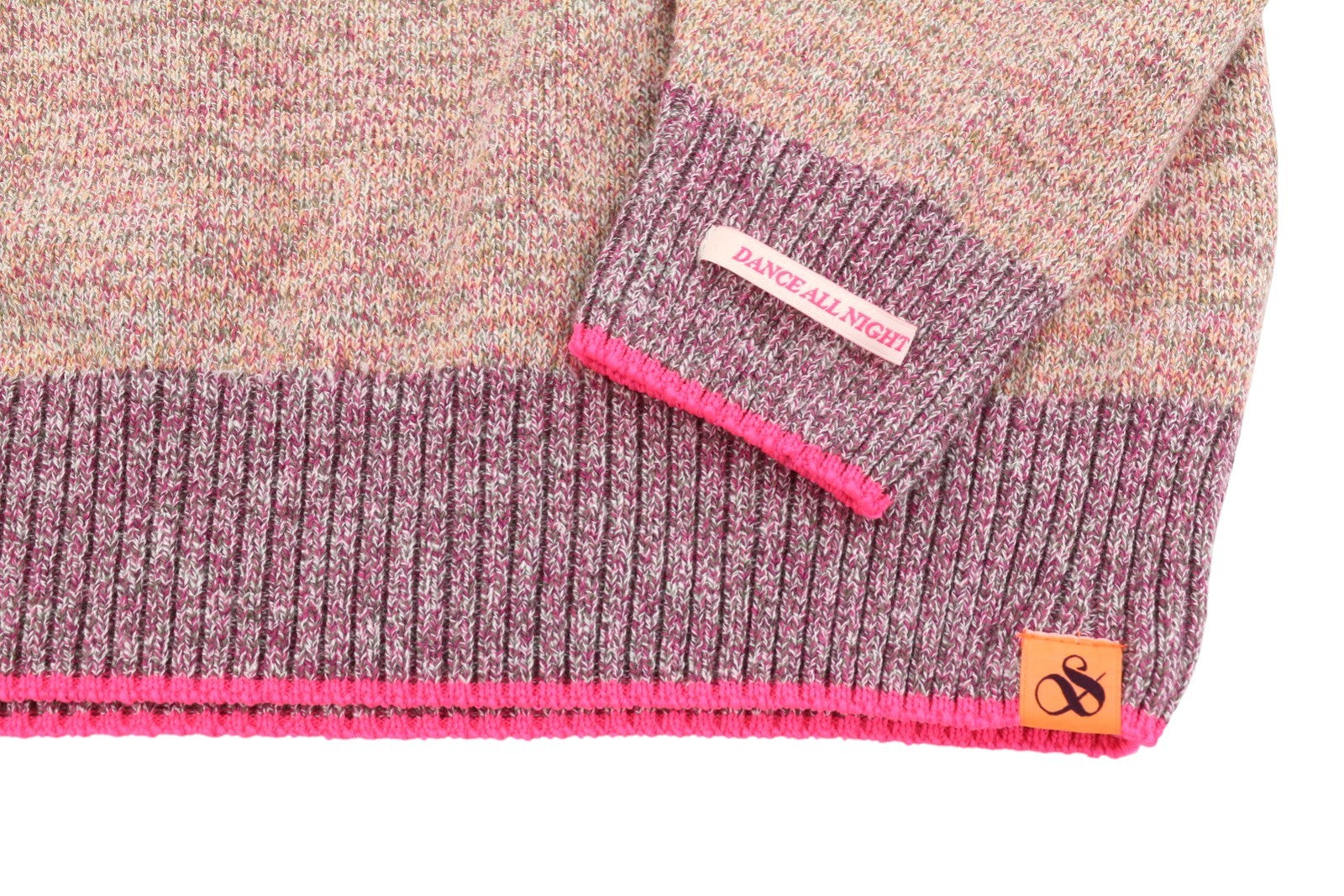SCOTCH & SODA Men Jumper M Pink Melange Tight Knit Crew Neck Pull On