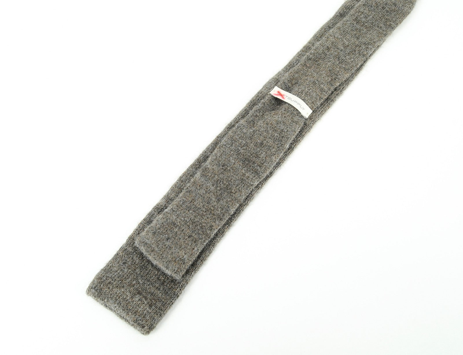 SUITSUPPLY Men Tie ~145 x 6 cm Brown Square-Ended Brown Woven Formal Melange