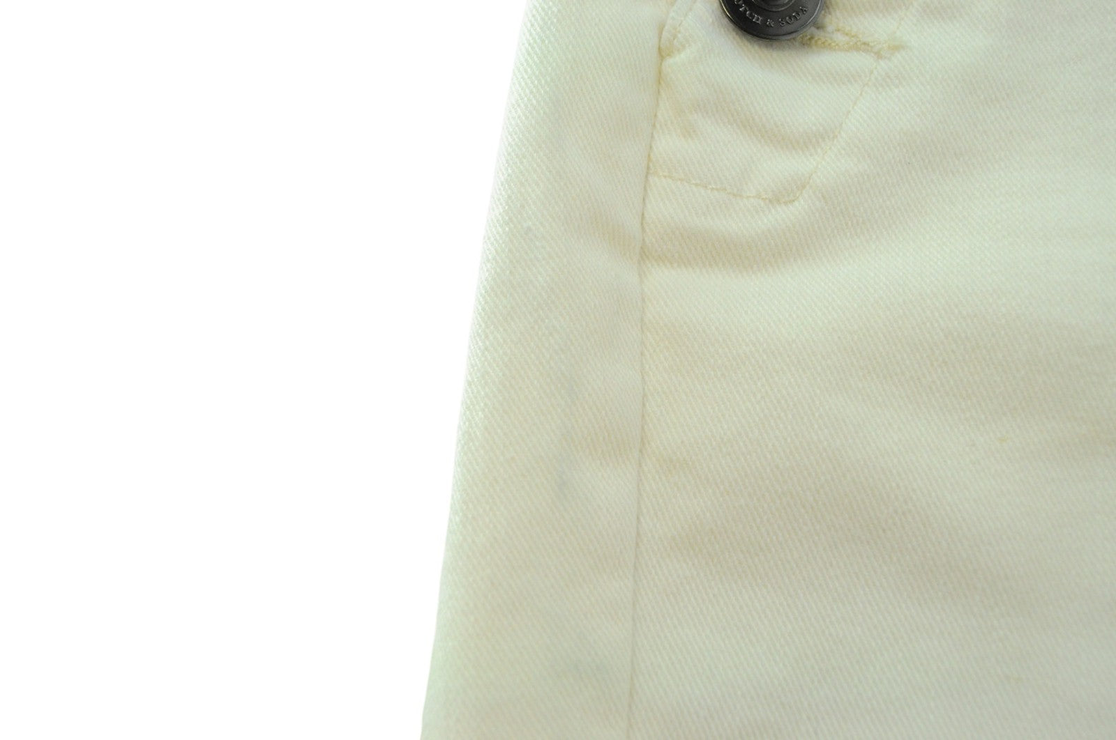 MAISON SCOTCH Jolie Vagabonde Women Jeans ~W25/L30 Slim Off-White Button-Front