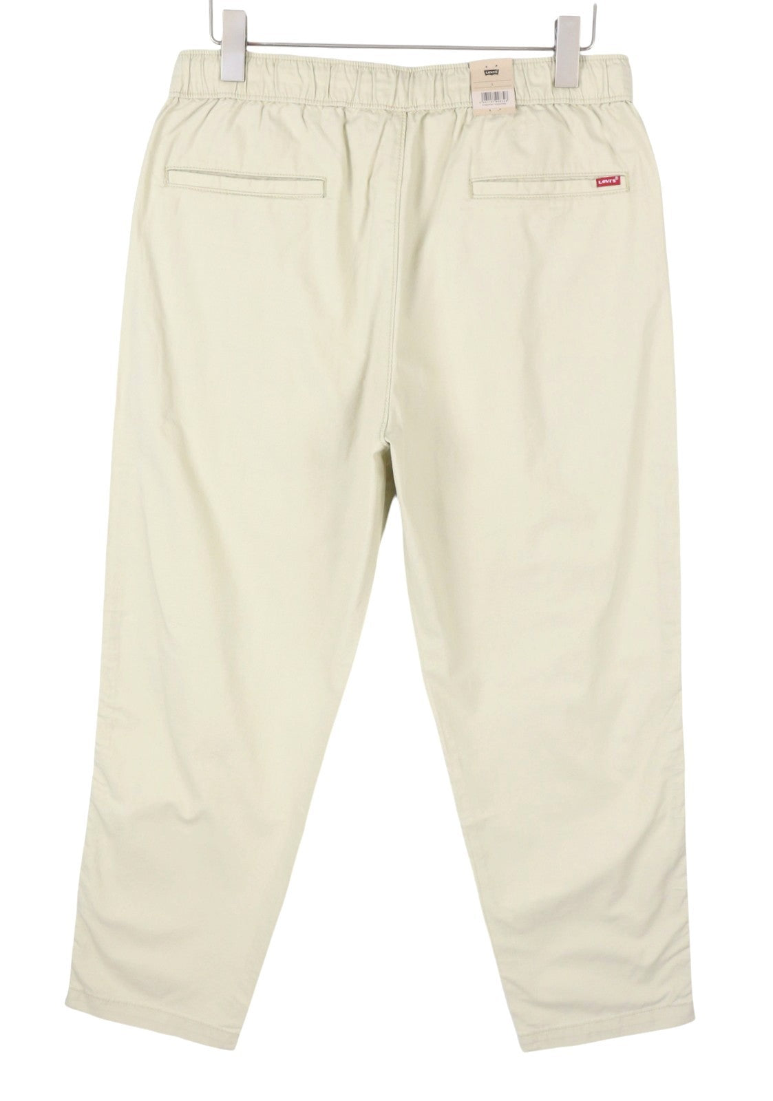 LEVI'S XX Chino Men Trousers L Beige Linen Blend Relaxed Tapered Fit Lightweight