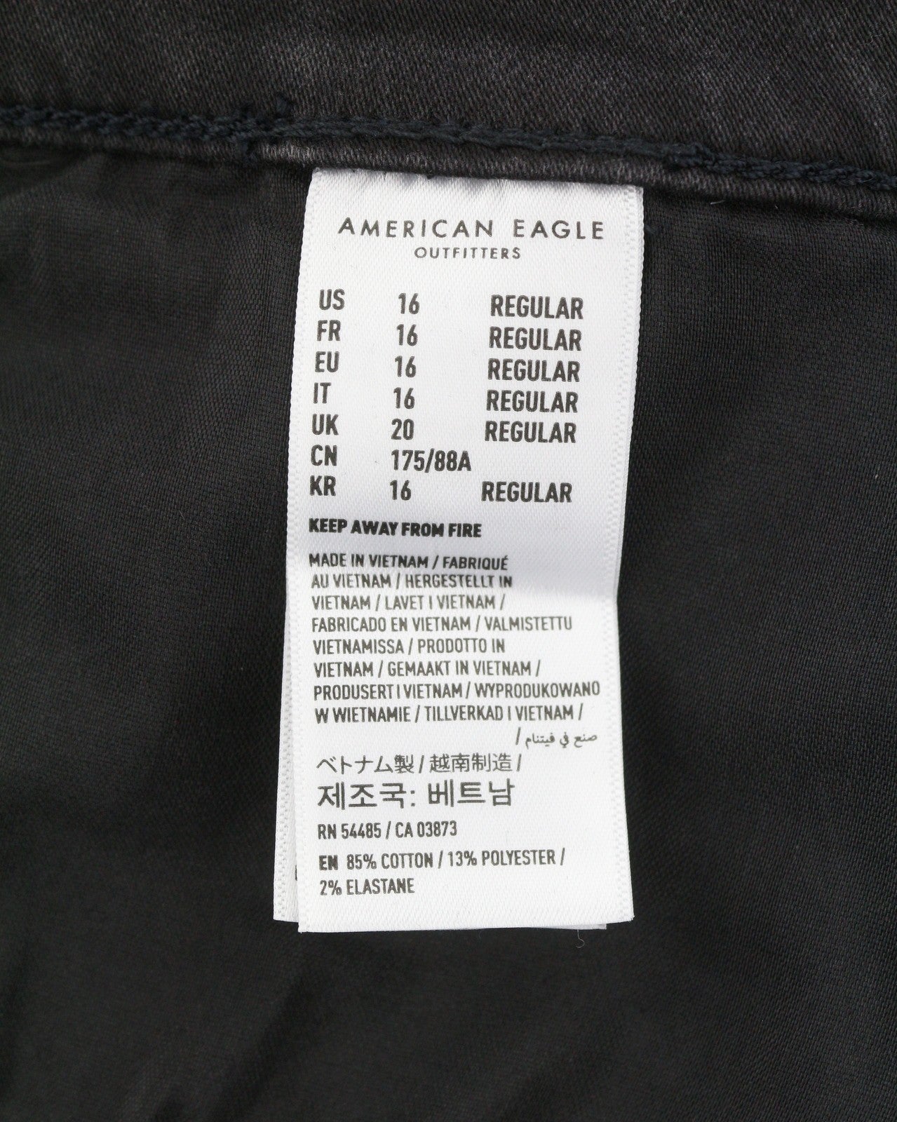 AMERICAN EAGLE OUTFITTERS Curvy Super Hi-Rise Jegging Women Jeans W33 Black