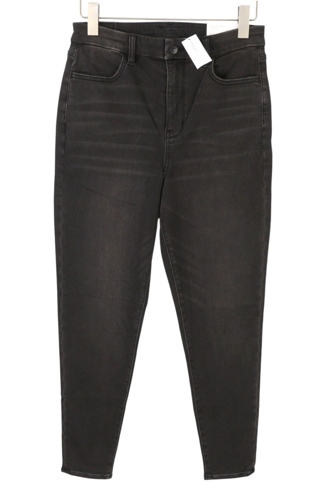 AMERICAN EAGLE OUTFITTERS Curvy Super Hi-Rise Jegging Women Jeans W30 Black