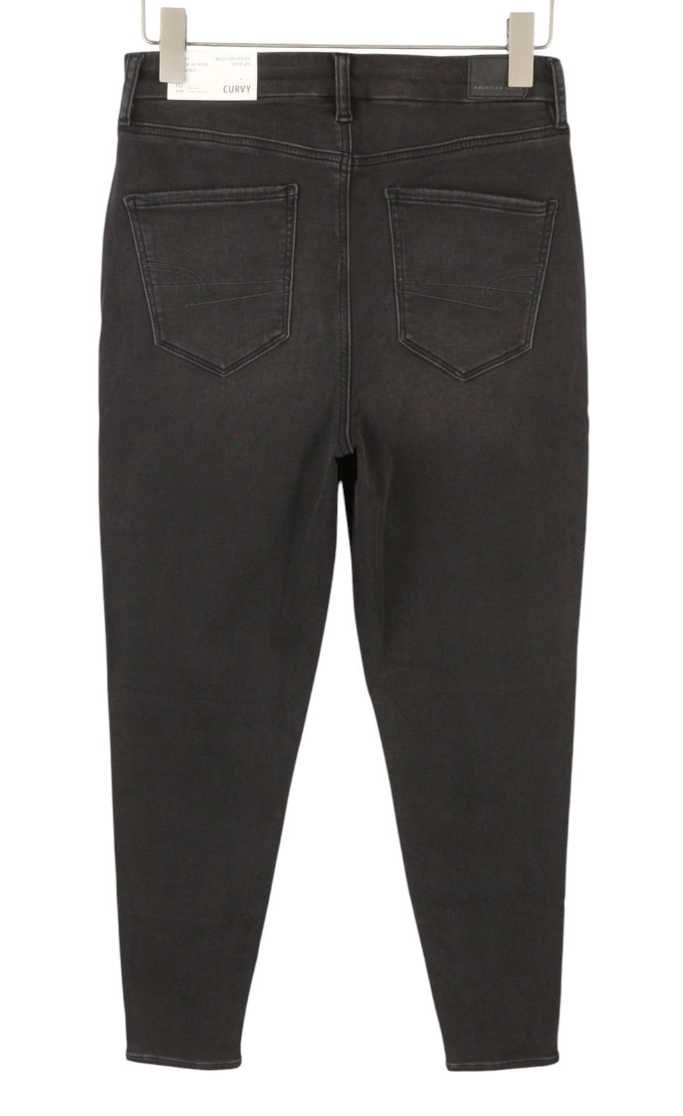 AMERICAN EAGLE OUTFITTERS Curvy Super Hi-Rise Jegging Women Jeans W30 Black
