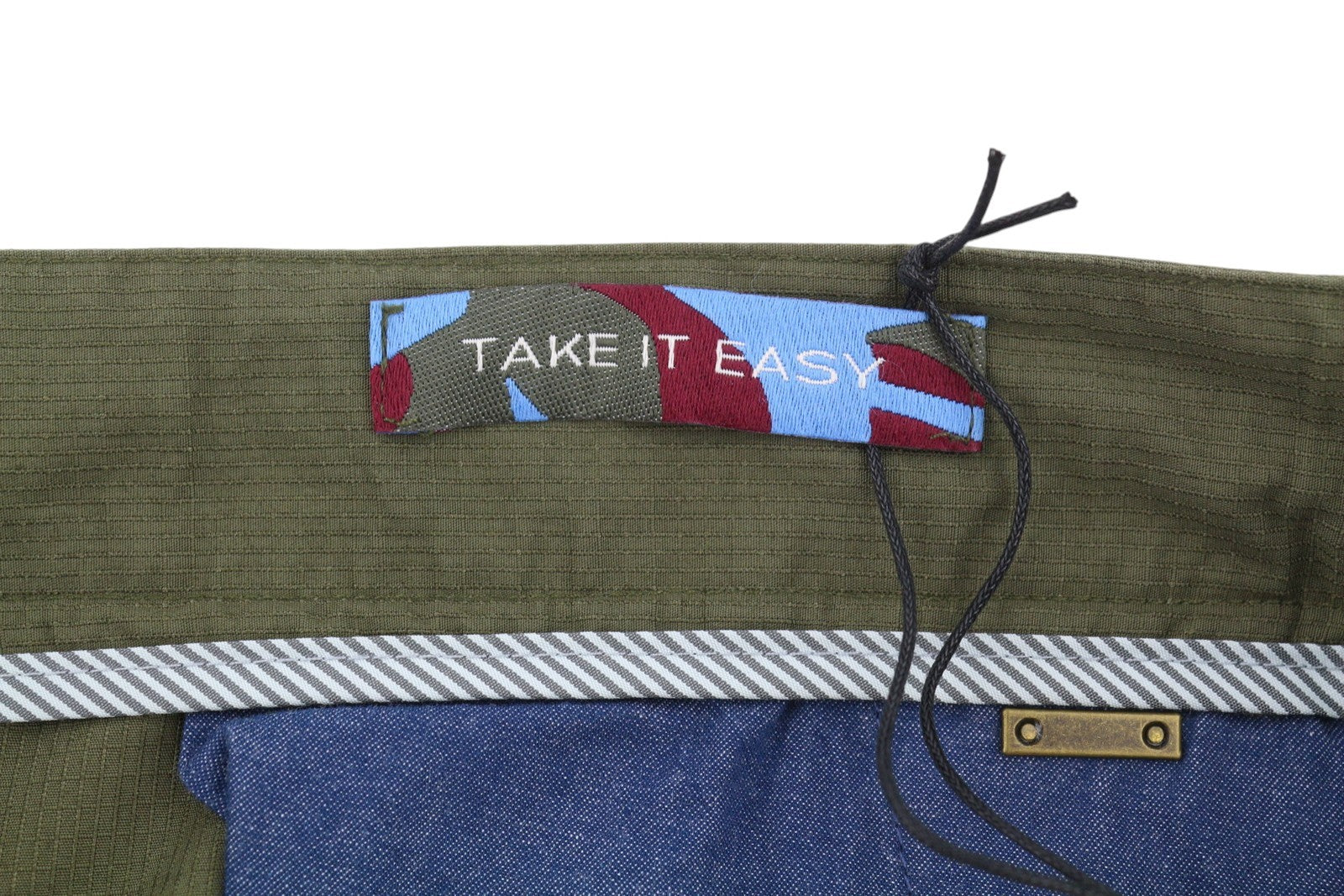 SCOTCH & SODA Men Trousers W31/L29 Green Elastic Waist Zip Hems