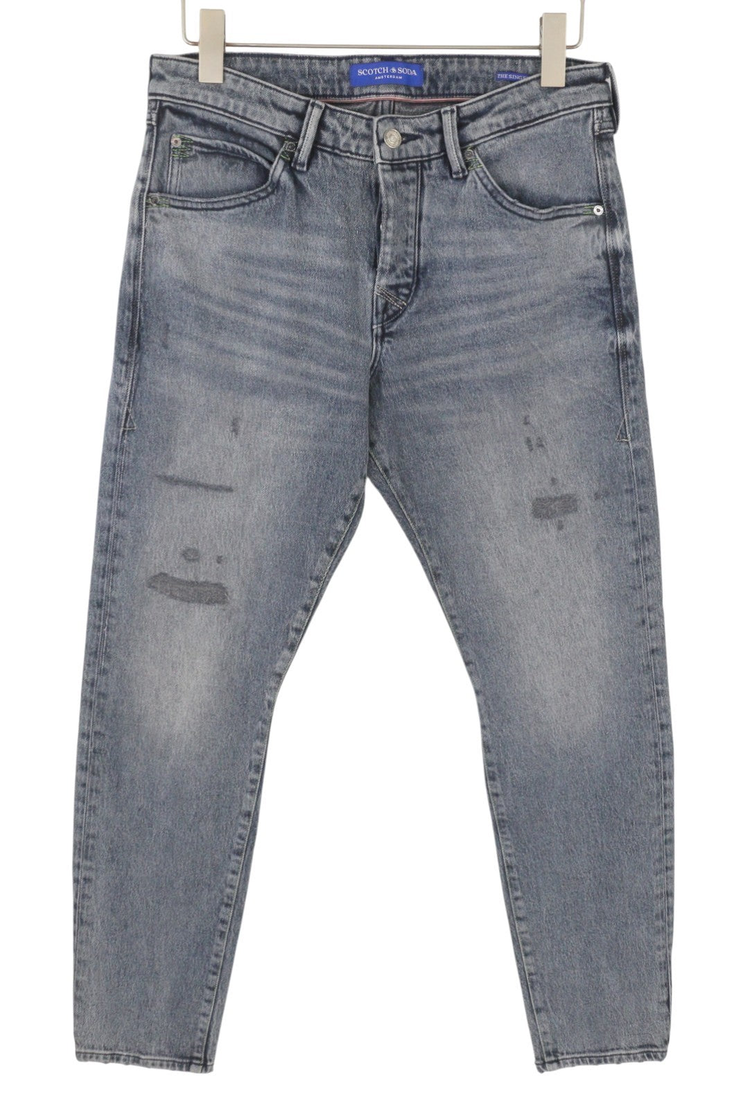 SCOTCH & SODA The Singel Plus Men Jeans W31/L32 Evolution Light Blue Faded