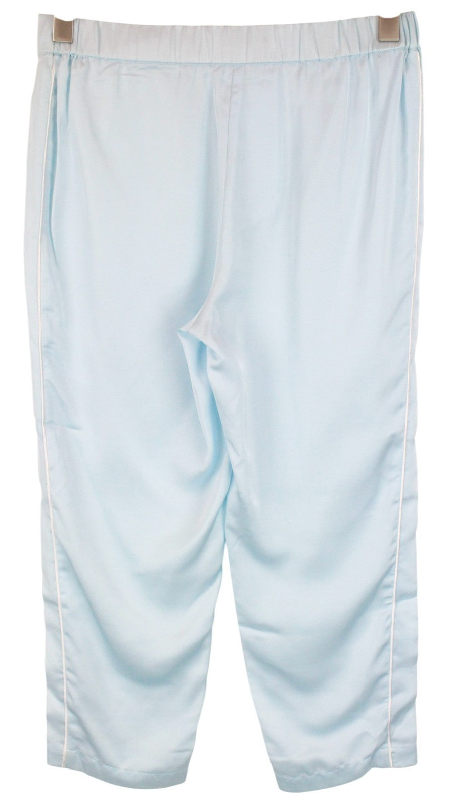 SCOTCH & SODA Women Trousers W30/L23 Blue Cropped Lightweight Side-Line