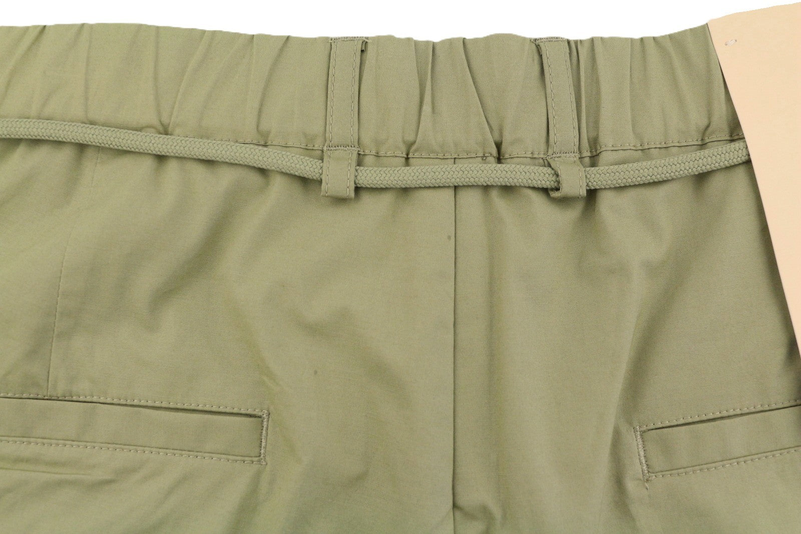 SCOTCH & SODA Men Trousers W32/L32 Khaki Green Wide Fit Stretch Pleated