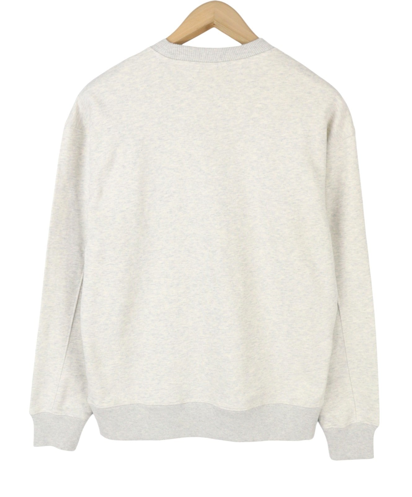 SCOTCH & SODA Men Sweatshirt S Grey Melange Organic Cotton Crew Neck Pull On