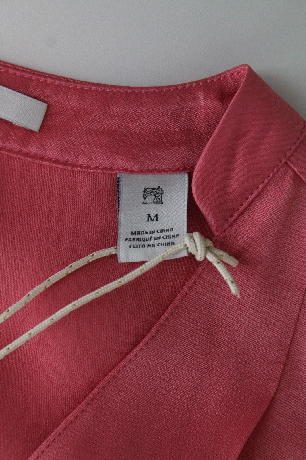 MAISON SCOTCH Women Blouse M Pink Sleeveless V-Neck Pleated Lightweight Formal