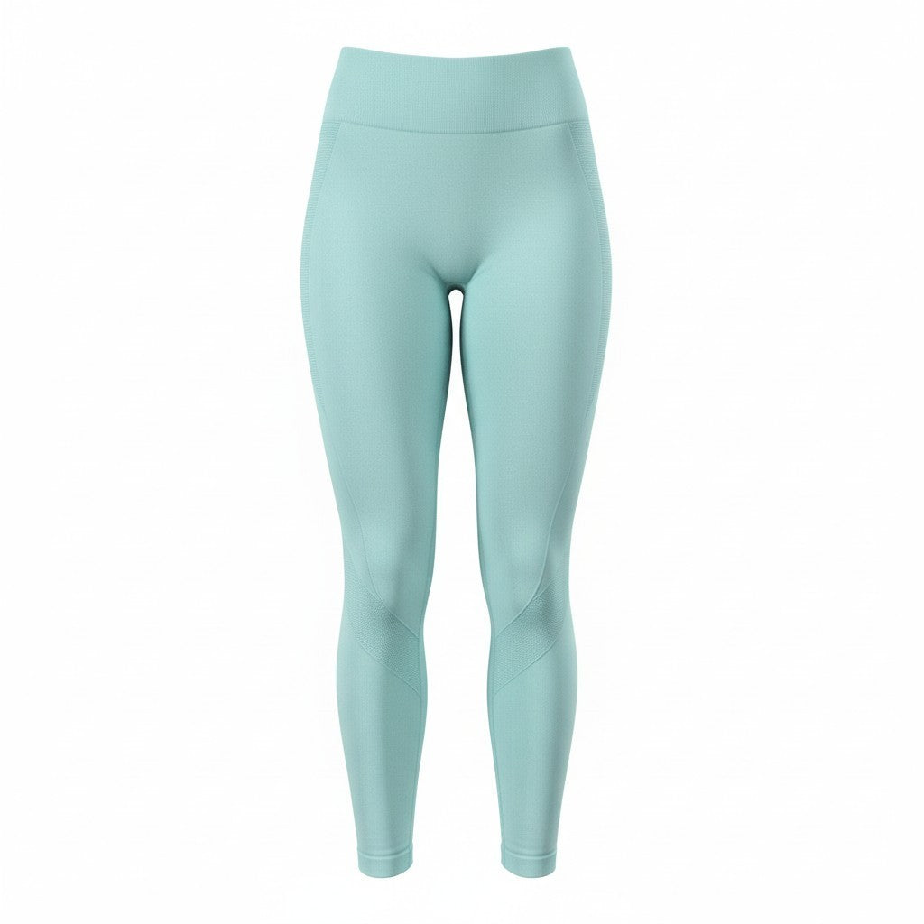 Blaue Sportleggings aus Polyamid