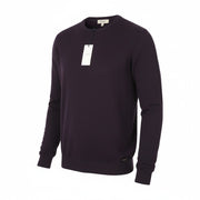 SCOTCH & SODA Men Jumper M Dark Purple Tight Knit Crew Neck Pull On