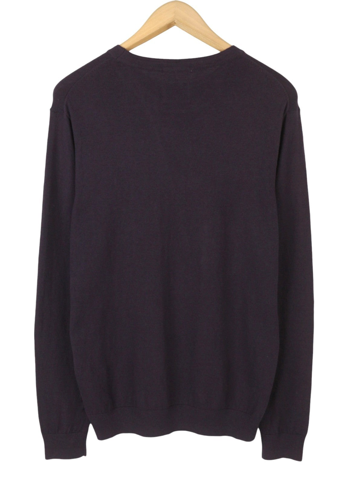 SCOTCH & SODA Men Jumper M Dark Purple Tight Knit Crew Neck Pull On