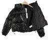 Jacket Cropped Metallic Puffer