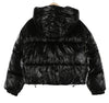 Jacket Cropped Metallic Puffer